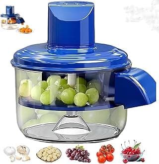 Automatic Peeler Machine, Electric Peeling Machine for Grape, Rechargeable Small Fruit and Vegetable Automatic Peeler, Effortless Peeling for Home Kitchen