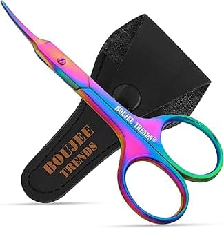 Infant BabyNail Scissors With Blunt Round Points Sharp Gives Safe Confident Cutting Multipurpose Nose Ear Beard Mustache Facial Hair Beauty Scissors(‎BabyNail Scissors)