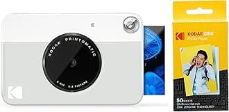 KODAK Smile Instant Digital Printer with Paper 50-pack Bundle