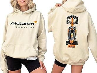 Mc.Laren Formula 1 Team Sweatshirt, F1 Fans Automotive Sportswear, Grand Prix Motorsport Apparel, Lightweight Crewneck Race Day Clothing, Formula One Merchandise, F1 Shirt for Men Colorful