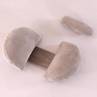 SHANNA Pregnancy Pillows for Sleeping, Upgraded Wedge Maternity Pillow, Pregnancy Body Pillow for Pregnant Women with Removable, Washable Cover, Support for Belly,Back (Khaki)