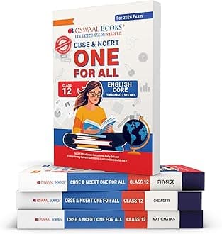 Oswaal CBSE & NCERT One For All Class 12 | English | Physics |Chemistry | Mathematics (Set Of 4 Books) For 2026 Board Exam