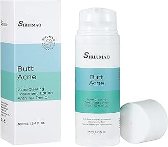 Butt Acne Clearing Treatment (3.4 OZ), Butt Acne Treatment for Clearing Acne, Pimples, Blackheads, Zits and Razor Bumps for the Buttocks, Thigh and Back Acne