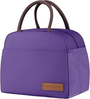 Lunch Bag Women/Men Lunch Box Women/Men (Dark purple)