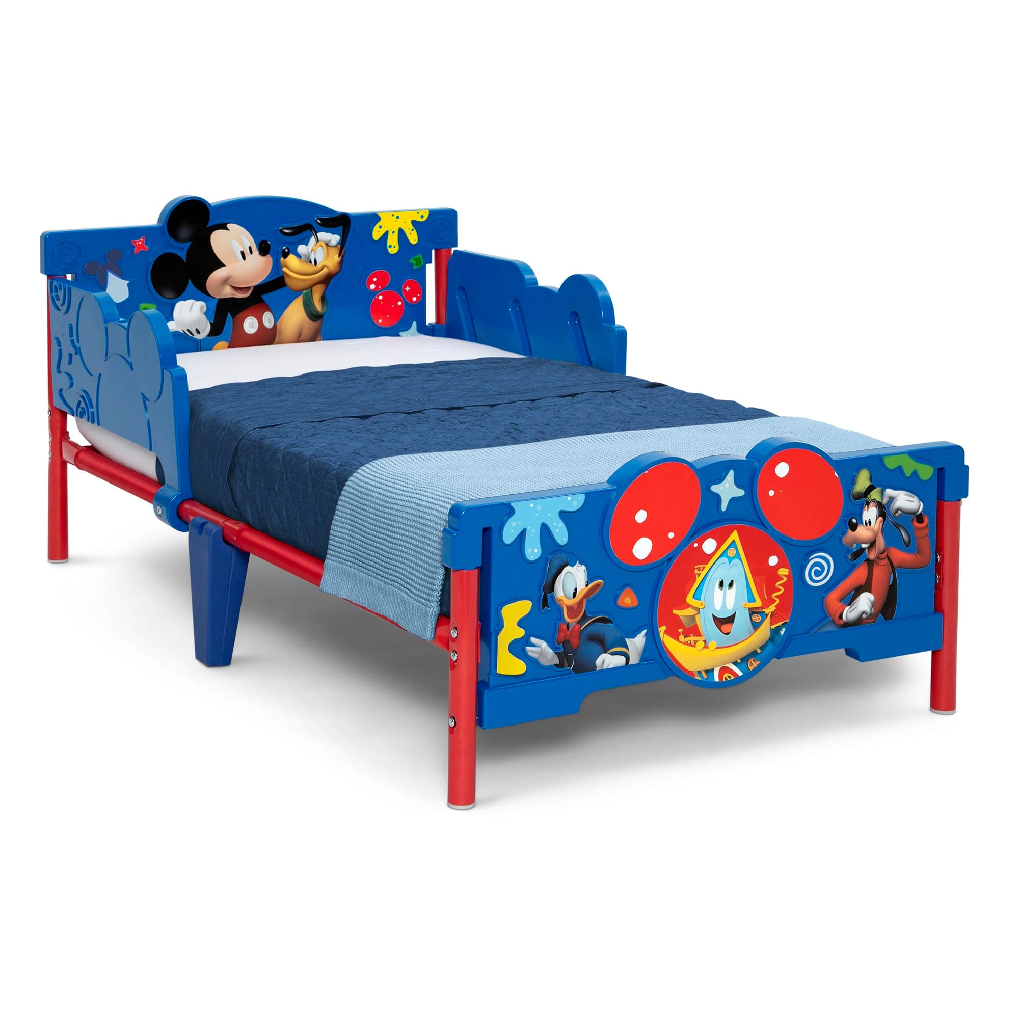Delta Children - Mickey Mouse 3D Toddler Bed, Blue