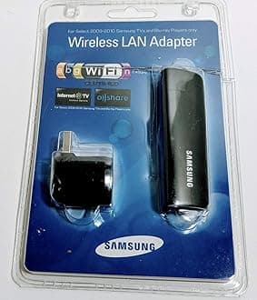 WIS09ABGN WIRELESS LINKSTICK WIS09ABGN2 USB LAN Adapter FOR SAMSUNG 2009 - 2010 & 2011 BLU-RAY PLAYERS, 2010 & 2011 SAMSUNG TVs