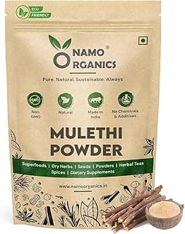 Mulethi Powder - 250g - Yashtimadhu - Double Filtered 100% Liquorice Powder for Face and Eating (throat)