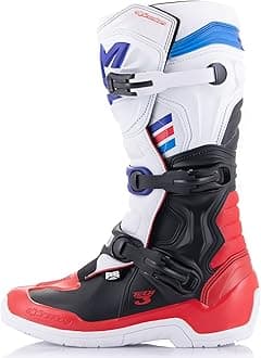 Alpinestars2013018-2307-14: Tech 3 Boots White/Red/Blue Sz 14
