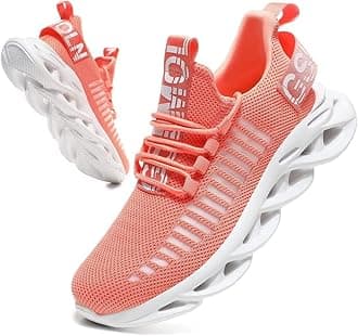 Jakcuz Men's Hightop Non Slip Gym Sneakers Lightweight Breathable Athletic Running Walking Tennis Fashion Comfortable Shoes