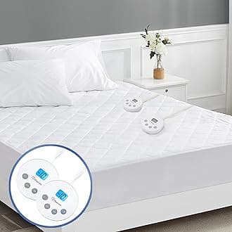 Heated Mattress Pad California King Size 72×84 inches, Electric Mattress Pad Dual Control 10 Heat Settings 12-Hour Auto Off Timer 13ft Extra Long Cord, Bed Warmer Mattress Cover 18" Deep Pocket