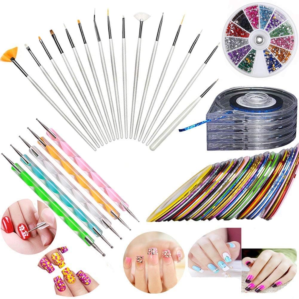 55pcs Nail Art Kit