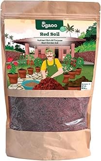 UGAOO Garden Red Soil for All Vegetables, Fruits, Flowers, Trees shrubs, and House Plants - 1 Kg