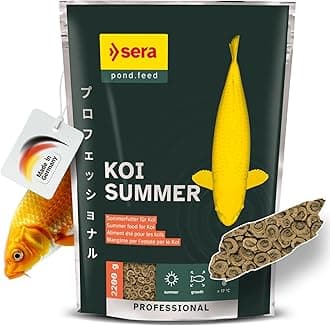 sera Koi Professional Summer 4.85lb | Energizing for Warm Seasons | Optimal Growth & Strong Immune System | Rich in Vitamins, Minerals, Proteins | for Water Temperatures Above 63°F
