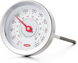 OXO Good Grips Chef's Precision Meat Thermometer, Silver