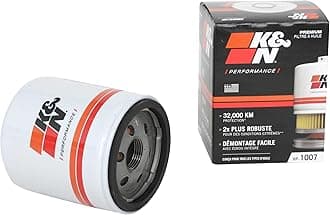 K&N Premium Oil Filter: 20,000 Mile Engine Protection with Wrench Off Nut: Compatible with Select CHEVROLET/GMC/BUICK/CADILLAC Vehicle Models (See Product Description for Select Models), HP-1007