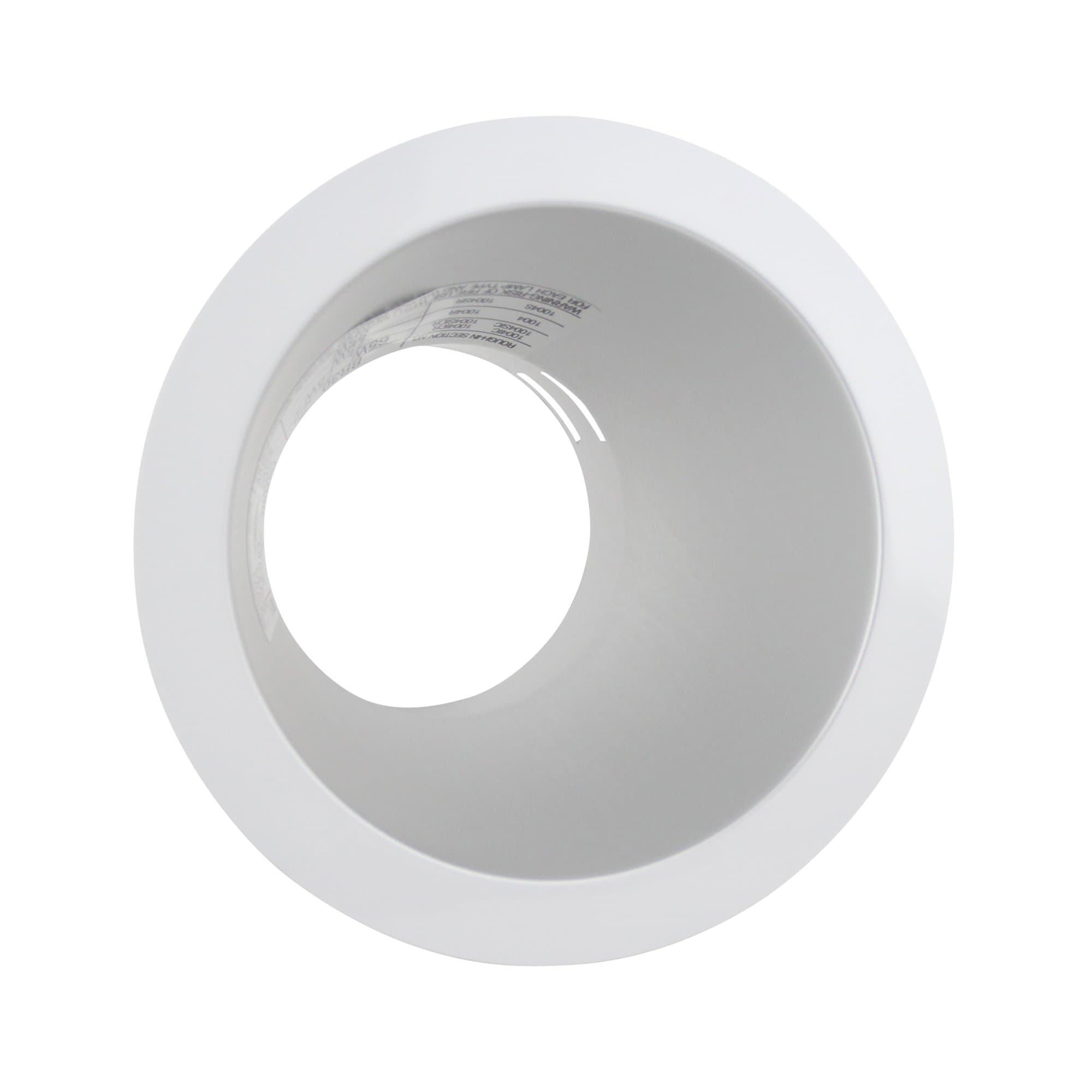 Lightolier C71Cd Lytecaster Recessed Downlight 5" Clear Diffused Open Reflector Trim, White (12 Pack)