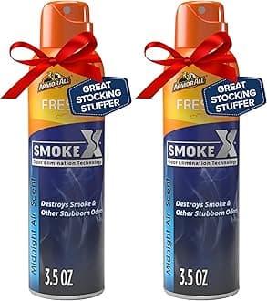 Armor All Fresh FX Smoke X Car Odor Eliminator Spray, Car Air Freshener Spray, Midnight Air Scent, 3.5 Oz (Pack of 2)