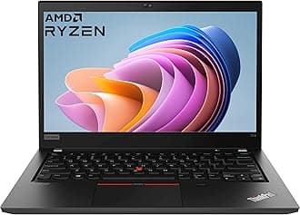 Lenovo Thinkpad T14 (Gen 1) 14"" Laptop, AMD Ryzen 5 Pro 4650U 2.1Ghz, 16GB DDR4, 256GB NVMe SSD, 1080p Full HD, Windows 10 Pro (Renewed), Black