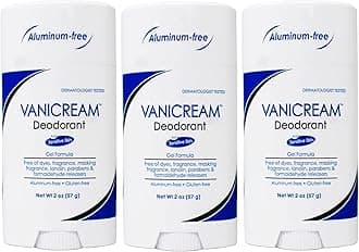 Deodorant for Sensitive Skin, Aluminum-Free, Gel Formula, 2 oz, Fragrance-Free (Pack of 3)