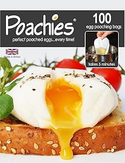Poachies Egg poaching Bags, 17 x 13.5 x 3 cm, Pack of 100