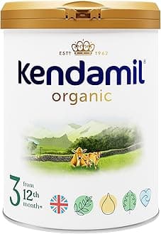 Kendamil Organic Toddler Milk Powder | 12-36 Months Stage 3 (800g) | British Made, Organic Whole Milk Formula Baby Powder – with HMOs, No Palm Oil, No Fish Oil, No SOYA, No GMOs