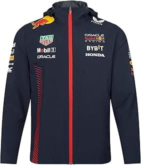 Red Bull Racing F1 2023 Team Rain Jacket- Navy, Night Sky, S