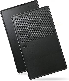 – GFTIME 7637 44.5x26cm Grill Cooking Griddle for Weber Spirit Ⅰ&Ⅱ 200 series, Grill Spare Parts for Spirit E210/220 S210/220 Grills (with Front Control Knobs),Cast Iron BBQ Grill Plate for Jamie Oliver