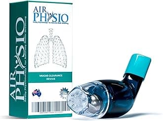 AirPhysio Natural Lung Expansion & Mucus Clearance Device with Complimentary Travel Case