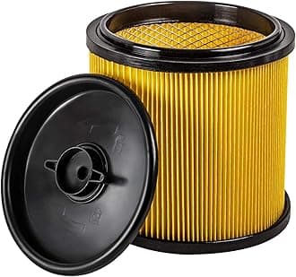 Vacmaster Standard Cartridge Filter & Retainer for Use With 5 to 16 Gallon Wet/Dry Vacs
