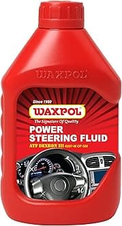 Waxpol Power Steering Oil 1 L | Meets GM Dexron III & Allison C-4 Suitable for Cars, Trucks, Buses & Commercial Vehicles | Smooth, Noise-Free Steering