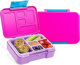 Simple Modern Bento Lunch Box for Kids | BPA Free, Leakproof, Dishwasher Safe | Lunch Container for Girls and Boys, Toddlers | Porter Collection | 5 Compartments | 80s Mix