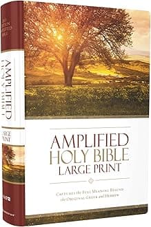 Amplified Holy Bible, Large Print, Hardcover