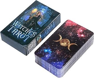 78Pcs/Set Tarot Cards Deck Board Future Telling Divination Game English Edition Witches SN07408