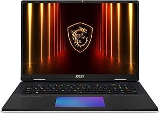 MSI Titan 18 HX AI Gaming laptop-(18'' UHD+,120 Hz, Intel® Core Ultra 9 285HX,NVIDIA® GeForce RTX5090 GPU, GDDR7 24GB,64 GB RAM, 2TB SSD, windows 11 Pro)