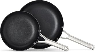 Hard-Anodized Nonstick 8" and 10" Frying Pan Set