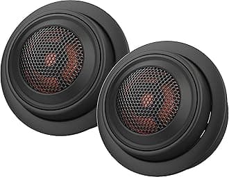 JBL Club 750T In-Car 3/4-Inch (19 mm) Tweeter Component Stereo Speakers Surface Mount/Flush Mount - Black (Pack of Two)