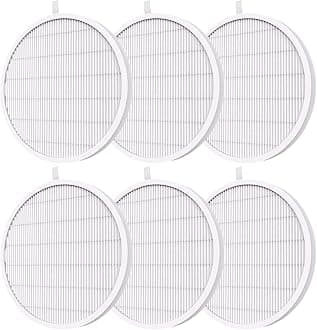 Nail Dust Collector Replacement Filter 6 Pack, Reusable Dust Filter for MelosySusie Nail Dust Collector Vacuum Fan Dust Collector Extractor Electric Dust Suction Machine