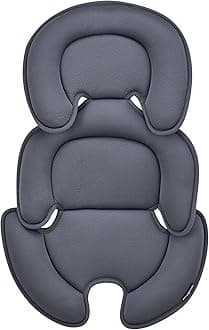 Innokids Head and Body Support Pillow Infant Car Seat Insert for Newborn to Toddler Stroller Cushion (Grey)