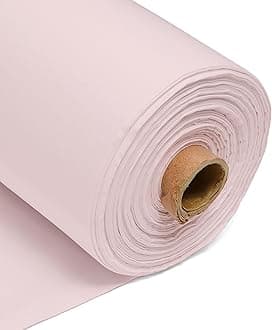 Light Pink 100% Cotton Plain Fabric – 60 Inch 150cm Wide 150GSM Material - Sewing, Dressmaking, Quilting, Curtain Linings, Pillowcases & Totes by Discount Fabrics LTD - Half Metre