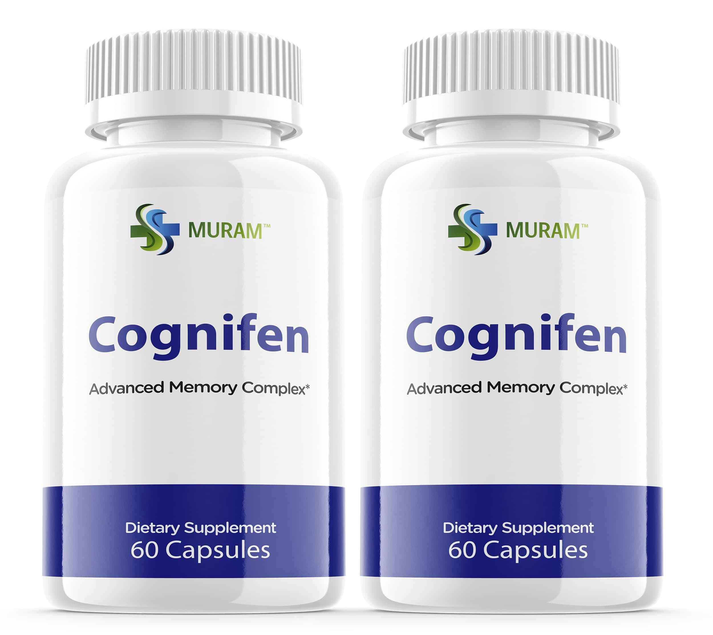 (2 Pack) Cognifen Memory Supplement Brain, Advanced Formula, 2 Month Supply