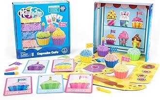 Educational Insights Playfoam Cupcake Cafe - Preschool Sensory Toys and Sensory Play Foam for Kids, Pretend Play Activities with Squishy Foam Food, Mess Free Slime Alternative for Toddlers