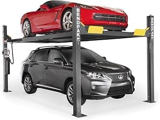 HD-9XW - 9000lb Capacity 4 Post Car/Vehicle/Auto Lift - Standard Width/High Lift - Garage/Shop/Mechanic - (220V)