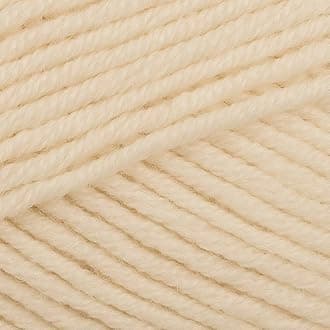 Superwash 100% Merino Wool Yarn for Knitting and Crocheting, 3 or Light, DK, Leight Worsted Weight, Drops Merino Extra Fine, 1.8 oz 115 Yards per Ball (01 Off White)