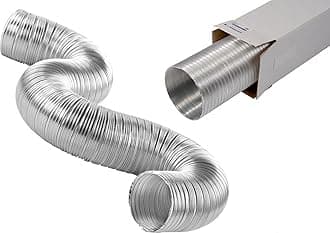 Aluminium Semi Rigid Flexible Duct Cooker Hood Kitchen Extractor Fans 4 5 6 inch (5 inch 380mm)