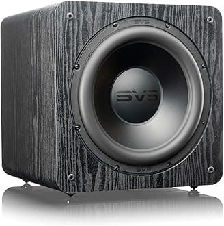 SB-2000 Pro 12 Inch Sealed Subwoofer with DSP Control and SoundPath Wireless Audio Adapter (Black Ash)