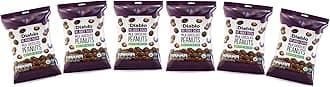 Diablo Milk Chocolate Peanuts - No Added Sugar, Sweetened with Stevia - Individually Packed Bags, Chocolate Covered Nuts Hamper Basket Available - Perfect for Gifting - Peanut - 40 g Pack of 6