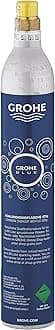 GROHE Blue Accessories - Carbon Dioxide for Food and Beverage (Purity CO2 99.9% v/v Min. Volume 1 Bottle 425 g, for Up to 60 Liters of Sparkling Water), 40651000
