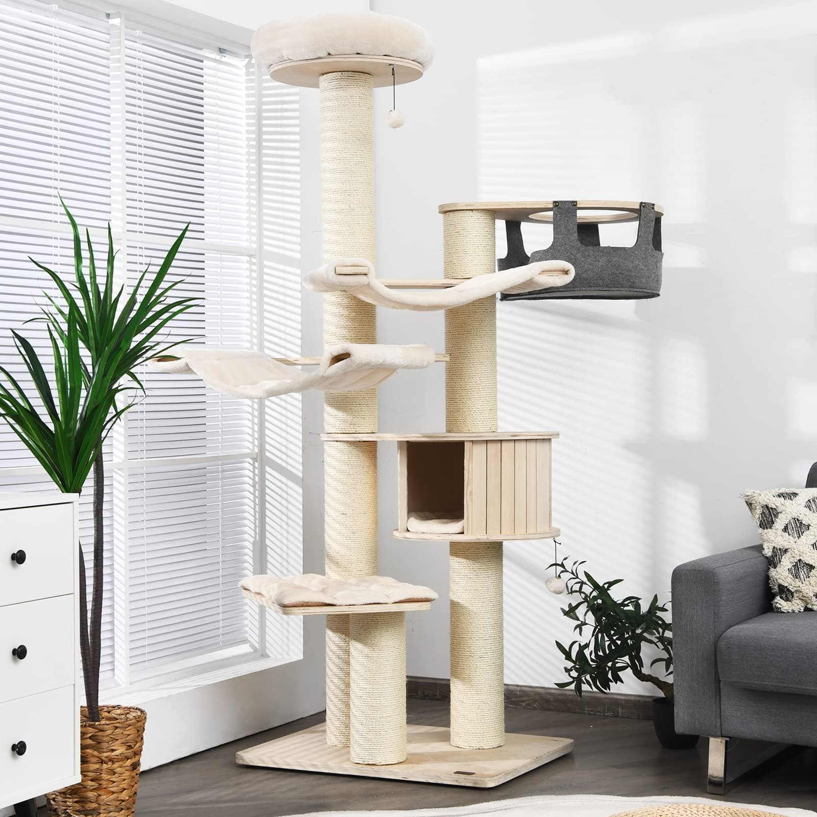 77.5" Cat Tree