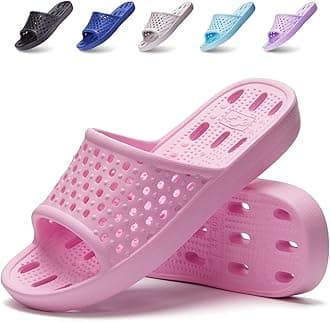 Xomiboe Shower Shoes Men Quick Drying Women Shower Sandals Non-Slip Comfortable House Slippers Bathroom Hotel Flip Flops Slides With Students Gym