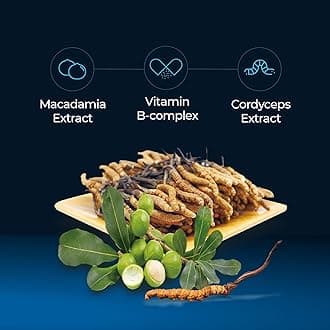 FINE JAPAN Cordyceps Plus: Premium Cordyceps Mushroom Extract and Macadamia Blend - Smart Drops Adaptogenic Mushrooms, Organic Mushroom Supplement for Energy & Immunity, Liquid Cordyceps (Pack of 20)